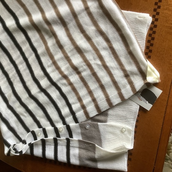 New Simply Noelle Striped Scarf/Wrap - Picture 8 of 10